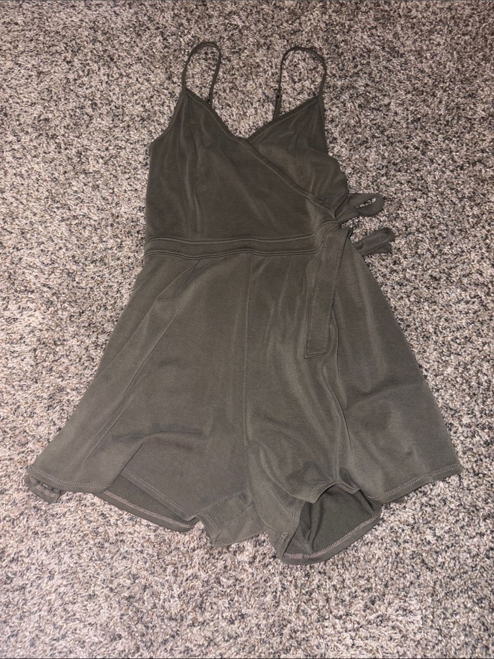 Abercrombie & Fitch Olive Romper